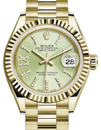 ROLEX 時計　やまちゃん rolex-lady-datejust-28-yellow-