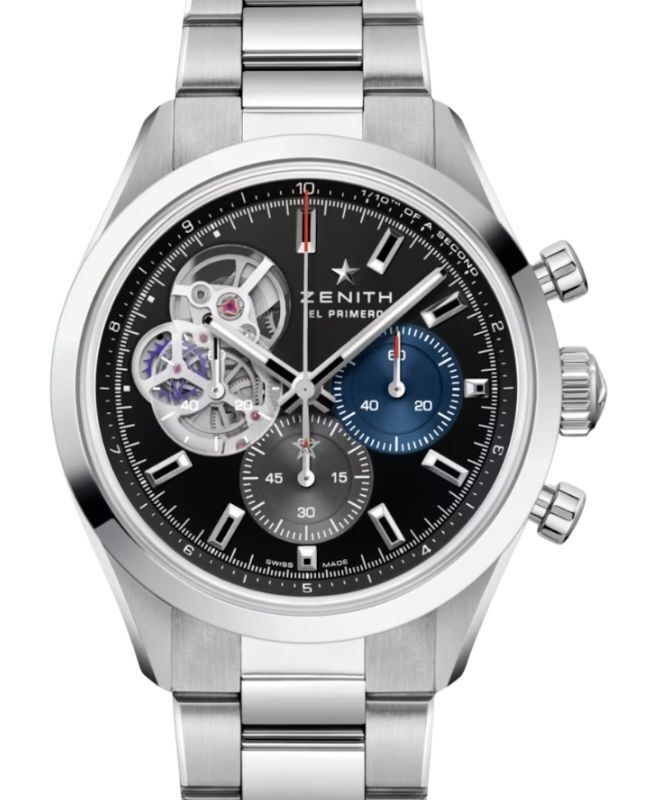 Zenith Chronomaster Open Steel 39.5mm Black Dial 03.3300.3604/21