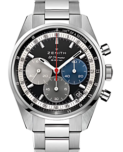 Zenith Chronomaster Original Steel 38mm Matte Black Dial 03.3200.3600/22.M3200 - BRAND NEW