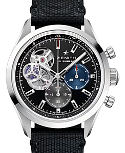 Zenith Chronomaster Open Steel 39.5mm Black Dial 03.3300.3604/21.C822 - BRAND NEW