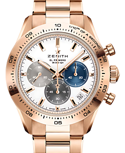 Zenith Chronomaster Sport 18-ct Rose Gold 41mm White Matte Dial 18.3101.3600/69.M3100 - BRAND NEW