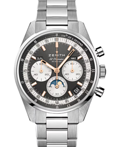 Zenith Chronomaster Original Steel 38mm Sunburst Slate-Grey Dial 03.3400.3610/39.M3200 - BRAND NEW