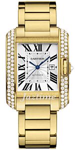 CARTIER WT100006 TANK ANGLAISE 18K YELLOW GOLD, DIAMONDS - BRAND NEW