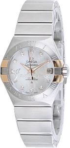 OMEGA 123.20.27.20.55.004 CONSTELLATION CO-AXIAL 27mm STEEL AND RED GOLD - BRAND NEW