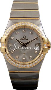 OMEGA 123.25.35.20.52.002 CONSTELLATION CO-AXIAL 35mm STEEL AND YELLOW GOLD - BRAND NEW