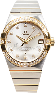 OMEGA 123.25.38.21.52.002 CONSTELLATION CO-AXIAL 38mm STEEL AND YELLOW GOLD - BRAND NEW