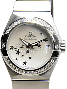 OMEGA 123.15.27.20.05.001 CONSTELLATION CO-AXIAL 27mm STEEL - BRAND NEW