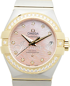 OMEGA 123.25.27.20.57.005 CONSTELLATION CO-AXIAL 27mm STEEL AND YELLOW GOLD - BRAND NEW