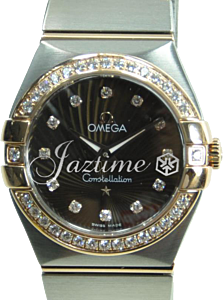OMEGA 123.25.27.60.63.001 CONSTELLATION QUARTZ 27mm STEEL AND RED GOLD BRAND NEW