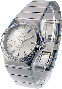 OMEGA 123.15.35.20.02.001 CONSTELLATION CO-AXIAL 35mm STEEL - BRAND NEW