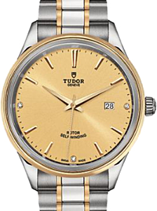 Tudor Style 12703 Champagne Diamond &amp; Index Yellow Gold &amp; Stainless Steel 41mm BRAND NEW