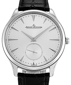 Jaeger-LeCoultre Calibre 896 Master Ultra Thin Small Second 1278420 Silver Index Stainless Steel Leather 38.5mm Automatic BRAND NEW