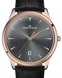 Jaeger-LeCoultre Calibre 899/1 Master Ultra Thin Date 128255J Slate Grey Index Rose Gold Leather 40mm Automatic BRAND NEW