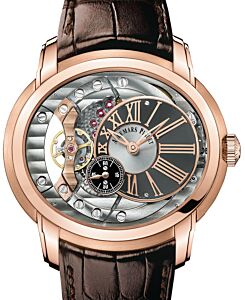 Audemars Piguet 15350OR.OO.D093CR.01 Millenary 4101 47mm Anthracite Skeleton Roman Rose Gold Leather BRAND NEW