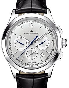 Jaeger-LeCoultre Calibre 751A/1 Master Chronograph 1538420 Silver Index Stainless Steel Leather 40mm Automatic BRAND NEW