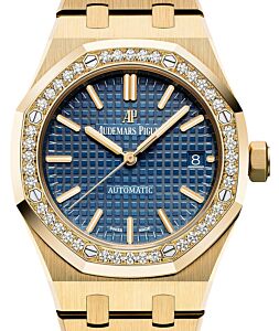Audemars Piguet Royal Oak Yellow Gold 37mm Blue Dial 15451BA.ZZ.1256BA.01
