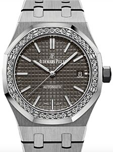 Audemars Piguet Royal Oak Stainless Steel Diamond 37mm Slate Gray Dial 15451ST.ZZ.1256ST.02