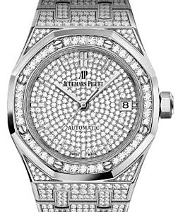 Audemars Piguet Royal Oak White Gold 37mm Diamond Pave 15452BC.ZZ.1258BC.01