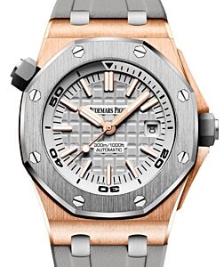 Audemars Piguet Offshore Diver 42mm Pink Rose Gold/Titanium Grey Dial 15711OI.OO.A006CA.01