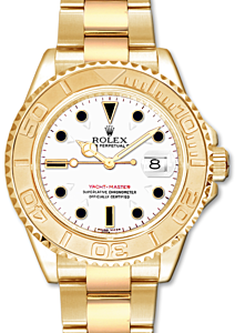 Rolex Yacht-Master 40 Yellow Gold White Dial Oyster 16628