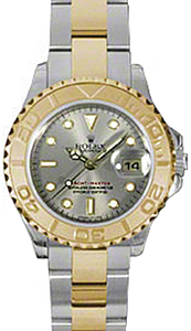 Rolex Yacht-Master 29 169623-GRY Grey White Dial Yellow Gold Bezel Yellow Gold Stainless Steel Oyster - BRAND NEW