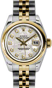 Rolex Lady-Datejust 26 179163-METDJ Meteorite Diamond Yellow Gold Stainless Steel Jubilee - BRAND NEW