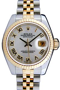 Rolex Datejust 179173 26mm Silver Roman 18k Yellow Gold Jubilee BRAND NEW