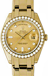 Rolex Day-Date Special Edition 18948-CHPDDO 39mm Champagne Diamond Yellow Gold Oyster - BRAND NEW