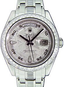 Rolex Day-Date Special Edition 18956-MTRDDO 39mm Meteorite Diamond Platinum Diamond Oyster - BRAND NEW
