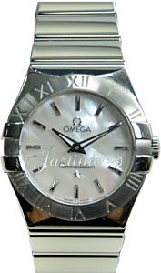 OMEGA 123.10.27.60.05.002 CONSTELLATION QUARTZ 27mm STEEL BRAND NEW