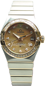 OMEGA 123.25.27.20.57.001 CONSTELLATION CO-AXIAL 27mm STEEL AND RED GOLD - BRAND NEW