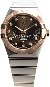 OMEGA 123.20.38.21.63.001 CONSTELLATION CO-AXIAL 38mm STEEL AND RED GOLD - BRAND NEW