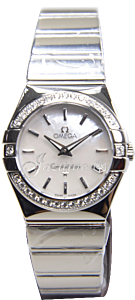 OMEGA 123.15.27.60.05.002 CONSTELLATION QUARTZ 27mm STEEL BRAND NEW