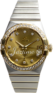 OMEGA 123.25.38.21.58.001 CONSTELLATION CO-AXIAL 38mm STEEL AND YELLOW GOLD - BRAND NEW