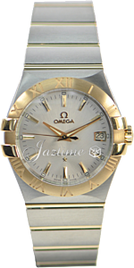 OMEGA 123.20.35.60.02.002 CONSTELLATION QUARTZ 35mm STEEL AND YELLOW GOLD - BRAND NEW
