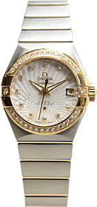 OMEGA 123.25.27.20.55.002 CONSTELLATION CO-AXIAL 27mm STEEL AND YELLOW GOLD - BRAND NEW