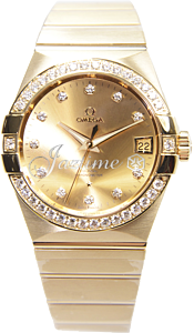 OMEGA 123.55.38.21.58.001 CONSTELLATION CO-AXIAL 38mm YELLOW GOLD - BRAND NEW