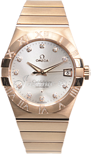 OMEGA 123.55.38.21.52.007 CONSTELLATION CO-AXIAL 38mm RED GOLD - BRAND NEW