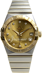 OMEGA 123.25.38.21.58.002 CONSTELLATION CO-AXIAL 38mm STEEL AND YELLOW GOLD - BRAND NEW