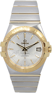 OMEGA 123.20.35.20.02.002 CONSTELLATION CO-AXIAL 35mm STEEL AND YELLOW GOLD - BRAND NEW