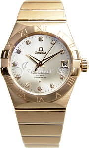 OMEGA 123.50.38.21.52.001 CONSTELLATION CO-AXIAL 38mm RED GOLD - BRAND NEW