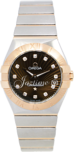 OMEGA 123.20.27.60.63.001 CONSTELLATION QUARTZ 27mm STEEL AND RED GOLD BRAND NEW