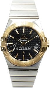 OMEGA 123.20.35.20.01.002 CONSTELLATION CO-AXIAL 35mm STEEL AND YELLOW - BRAND NEW