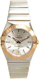 OMEGA 123.20.27.60.02.001 CONSTELLATION QUARTZ 27mm STEEL AND RED GOLD BRAND NEW