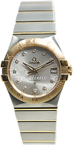 OMEGA 123.20.35.20.52.001 CONSTELLATION CO-AXIAL 35mm STEEL AND RED GOLD - BRAND NEW