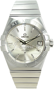 Omega Constellation Automatic 123.10.38.21.02.001 38mm Silver Index Stainless Steel - BRAND NEW