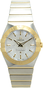 OMEGA 123.20.27.60.05.002 CONSTELLATION QUARTZ 27mm STEEL AND YELLOW GOLD BRAND NEW