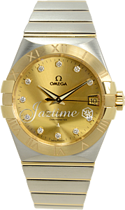 OMEGA 123.20.38.21.58.001 CONSTELLATION CO-AXIAL 38mm STEEL AND YELLOW GOLD - BRAND NEW
