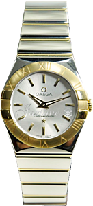 OMEGA 123.20.27.60.02.004 CONSTELLATION QUARTZ 27mm STEEL AND YELLOW GOLD BRAND NEW
