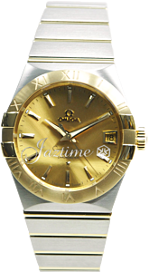 OMEGA 123.20.38.21.08.001 CONSTELLATION CO-AXIAL 38mm STEEL AND YELLOW GOLD - BRAND NEW